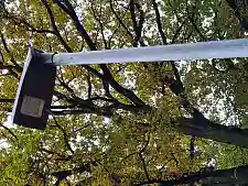 LED-Leuchte im Bremer Stadtbild