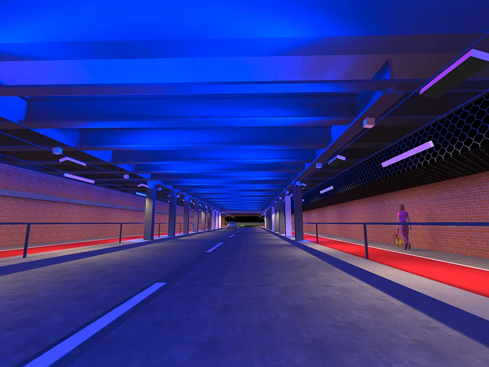 Visualisierung der nächtlichen Beleuchtung, Quelle: OCL