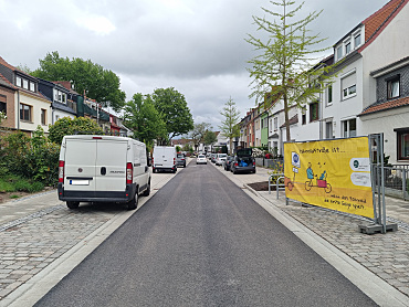 Zwischen Quintschlag und An der Grenzpappel ist ein weiteres Teilstück der Radpremiumroute D.15 fertig gestellt