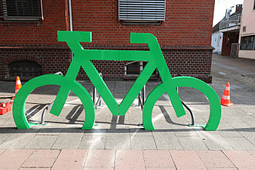 Bikeport in Blumenthal im Juni 2024, Foto: ASV