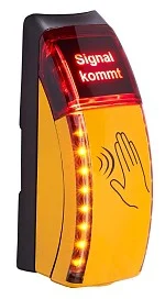 Der Taster muss nicht mehr berührt werden. Die neue Technik erkennt den Fußverkehr automatisch und quittiert dies optisch durch Aufleuchten. Quelle: RTB GmbH & Co. KG