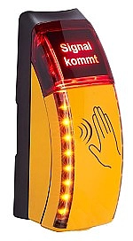 Der Taster muss nicht mehr berührt werden. Die neue Technik erkennt den Fußverkehr automatisch und quittiert dies optisch durch Aufleuchten. Quelle: RTB GmbH & Co. KG