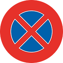 Verkehrszeichen 283 - Halteverbot